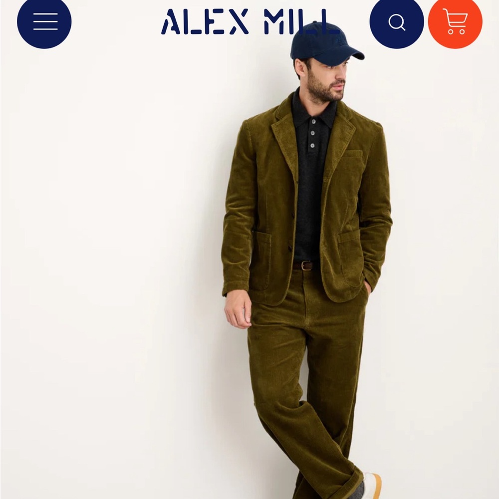 alex mill—mill blazer in corduroy